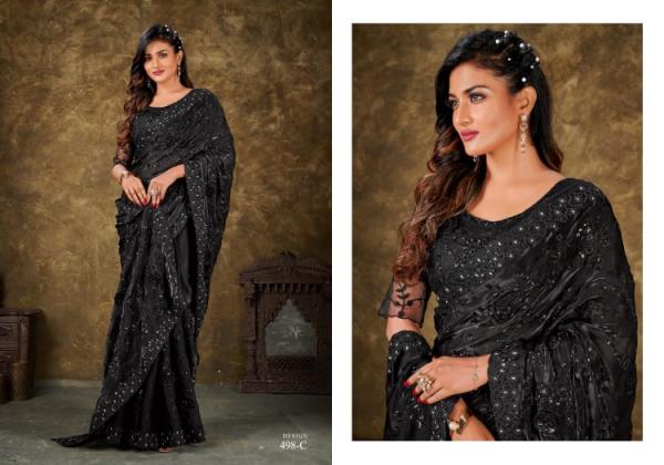 Zara 498 Fancy Designer Jimmy Silk Saree Collection